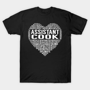 Assistant Cook Heart T-Shirt